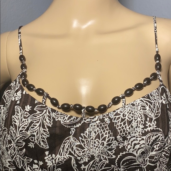 Ann Taylor Loft Bead Tank size 8 - Picture 3 of 8